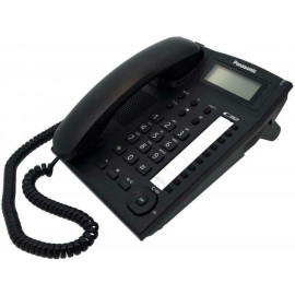 Ενσύρματη τηλεφωνική συσκευή Panasonic KX-TS880 (Μαύρη)