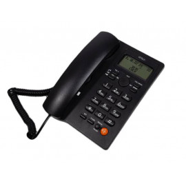 Ενσύρματη τηλεφωνική συσκευή Witech WT/2010 (Μαύρη)