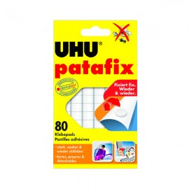 Patafix Glue Pads UHU Λευκό (80) (42620-5) (UHUPATAFIX)