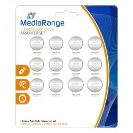 Μπαταρία Λιθίου MediaRange Coin Cells Assorted Set (12 Pack) (MRBAT139)