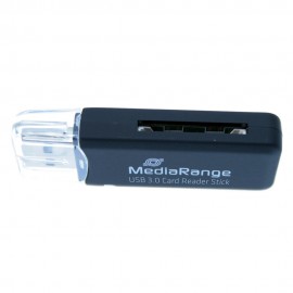 MediaRange USB 3.0 Card Reader Stick (Black) (MRCS507)