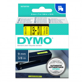 Ταινία Ετικετογράφου DYMO Standard 40918 9 mm x 7 m (Μαύρα Γράμματα σε Κίτρινο Φόντο) (S0720730) (DYMO40918)