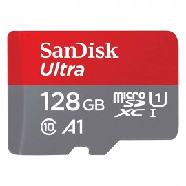 Sandisk Ultra microSDHC 128GB Class 10 A1 With Adapter Mobile (SDSQUA4-128G-GN6MA) (SANSDSQUA4-128G-GN6MA)