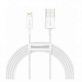 Baseus Lightning Superior Series cable, Fast Charging, Data 2.4A, 2m White (CALYS-C02) (BASCALYS-C02)
