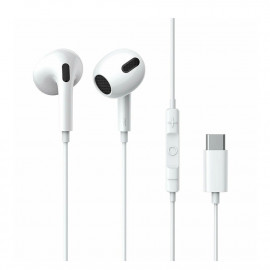 Baseus Encok C17 In-ear Handsfree με Βύσμα USB-C Λευκό (NGCR010002) (BASNGCR010002)