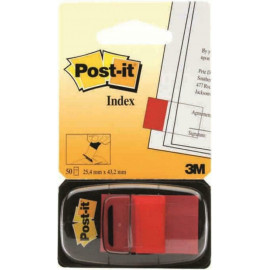 Σελιδοδείκτες 3Μ Post-it 25.4 x 43.2 mm Κόκκινο (50 Φύλλων)