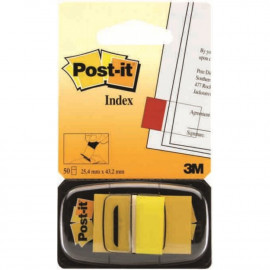 Σελιδοδείκτες 3Μ Post-it 25.4 x 43.2 mm Κίτρινο (50 Φύλλων)