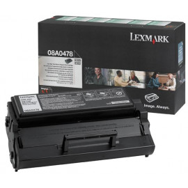 Toner Laser Lexmark 08A0478 Black 6K Pgs