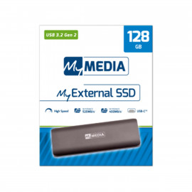 MyMedia My External SSD 128GB USB 3.2 Gen 1 (by Verbatim) - 69283