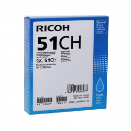 Toner Ricoh GC51CH  Cyan  2.5k