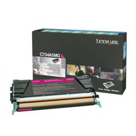 Toner Laser Lexmark C734A1M Magenta Standard 6K Pgs