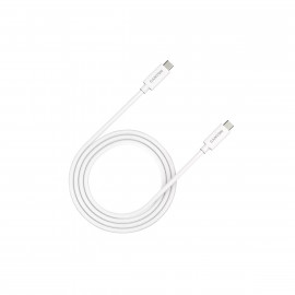 Canyon USB4 Type-C to Type-C Cable Assembly 40G 1m 5A 240W, White - CNS-USBC44W