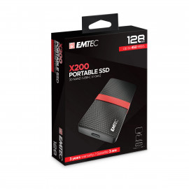 Emtec Εξωτερικός Σκληρός Δίσκος SSD 3.2Gen1 X200 128GB Portable