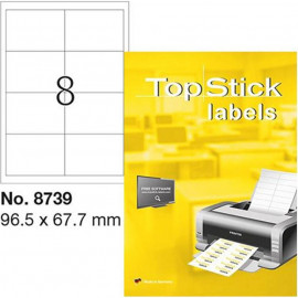 Αυτοκόλλητες ετικέτες Topstick No 8739 96.5x67.7mm - 100φ.