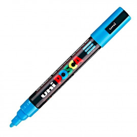 Uni-Ball Μαρκαδοροι Posca Pc-5M Medium Light Blue (PC5MMLBL) (UNIPC5MMLBL)