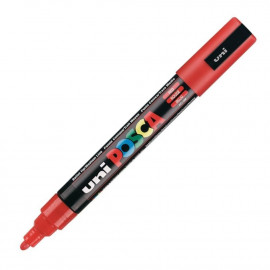 Uni-Ball Μαρκαδοροι Posca Pc-5M Medium Red (PC5MMR) (UNIPC5MMR)