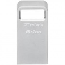 Kingston DataTraveler Micro Gen2 64GB USB 3.2 Stick Silver (DTMC3G2/64GB) (KINDTMC3G2-64GB)