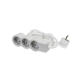 Legrand SurgeArrest 3 Outlets 3m Cable  White/Grey