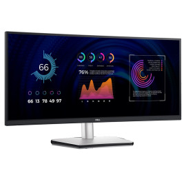 DELL Monitor P3424WE 34'' WQHD IPS CURVED, USB-C, HDMI, DisplayPort, RJ-45,  Height Adjustable, 3YearsW
