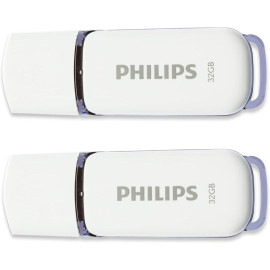 Philips Snow 32GB USB 2.0 2-Pack (FM32FD70D/00) (PHIFM32FD70D-00)