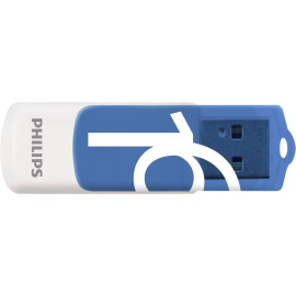 Philips Vivid 16GB USB 2.0 Stick Λευκό (FM16FD05B/00) (PHIFM16FD05B-00)