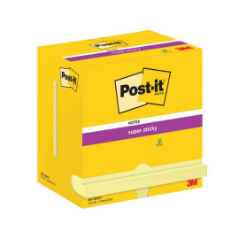 Αυτοκόλλητα Χαρτάκια 3M Post-it 76 x 127 mm Super Sticky (Κίτρινα) (90 Φύλλα) (655-12SSCY-EU) (MMM65512SSCYEU)