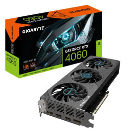 Gigabyte GeForce RTX 4060 8GB GDDR6 Eagle OC Κάρτα Γραφικών (GV-N4060EAGLE OC-8GD) (GIGGV-N4060EAGLE-OC-8GD)