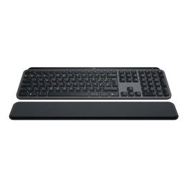 Logitech MX Keys S Plus Ασύρματο Bluetooth Πληκτρολόγιο US Graphite with Palm Rest (920-011589) (LOGMXKEYSSPLUS)