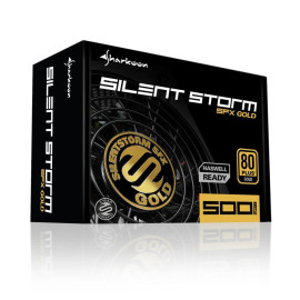 Sharkoon SilentStorm SFX 500W Μαύρο Τροφοδοτικό Υπολογιστή Full Modular 80 Plus Gold (SILENTSTORMG500BK) (SHRSILENTSTORMG500BK)