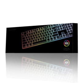 Sharkoon PureWriter TKL RGB Gaming Μηχανικό Πληκτρολόγιο Tenkeyless με Kailh Blue διακόπτες και RGB φωτισμό Αγγλικό US (PUWRTKLB