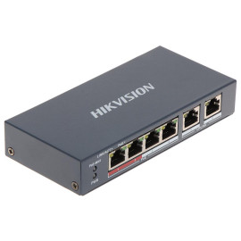 Hikvision 6 Port Unmanaged PoE Switch L2 Series (DS-3E0106P-E/M) (HKVDS-3E0106P-E-M)