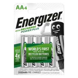 Energizer Power Plus Επαναφορτιζόμενες Μπαταρίες AA Ni-MH 2000mAh 1.2V 4τμχ (4827946) (ENE4827946)