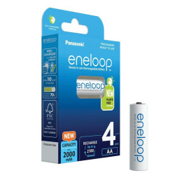 Panasonic Eneloop Επαναφορτιζόμενες Μπαταρίες AA Ni-MH 2000mAh 4τμχ (37941401) (PAN37941401)