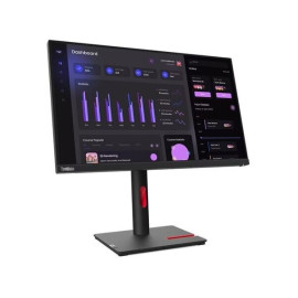 LENOVO Monitor ThinkVision T24i-30 23.8'' IPS FHD, HDMΙ, Display Port, VGA, Height adjustable, 3YearsW