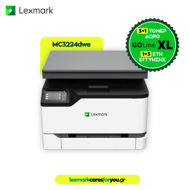 LEXMARK Printer MC3224DWE Multifuction Color Laser 