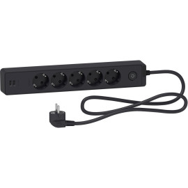 APC SurgeArrest ST945U1B, 5 Outlets ,USB Type, 1.5m Cable, Anthracite