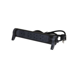 Legrand SurgeArrest 4 Outlets 3m Cable  Black/Grey Rotating