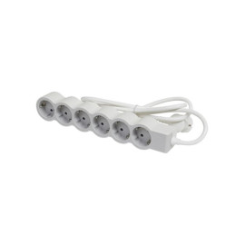 Legrand SurgeArrest 6 Outlets 1.5m Cable  White/Grey