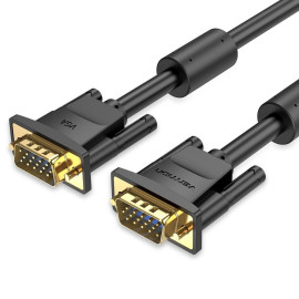 VENTION VGA (3+6) Male to Male Cable with Ferrite Cores 5M Black (DAEBJ) (VENDAEBJ)