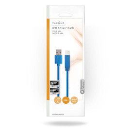 Nedis USB 3.0 Cable USB-A male - USB-B male 3m (CCGP61100BU30) (NEDCCGP61100BU30)