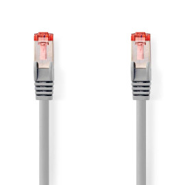 Nedis Cat 6 S/FTP Network Cable RJ45 Male - RJ45 Male 1m Grey (CCGP85221GY10) (NEDCCGP85221GY10)