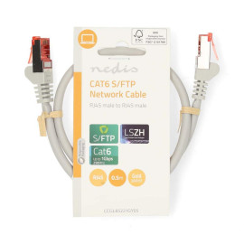 Nedis Καλώδιο CAT6 RJ45 Male to RJ45 Male 0.5m Grey (CCGL85221GY05) (NEDCCGL85221GY05)