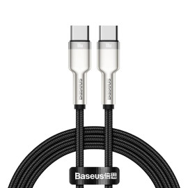 Baseus Cable USB-C To USB-C Cafule, 100w, 1m Black (CATJK-C01) (BASCATJK-C01)