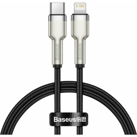 Baseus USB-C Cable For Lightning Cafule, Pd, 20w, 0,25m Black (CATLJK-01) (BASCATLJK-01)