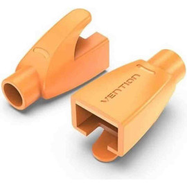 VENTION RJ45 Strain Relief Boots Orange PVC Type 100-Pack (IODO0-100) (VENIODO0-100)