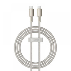 Baseus Cable USB-C to USB-C  Gold 100W 1m (P10319800G21-00) (BASP10319800G21-00)