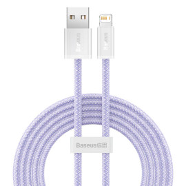 Baseus Καλώδιο USB σε Lightning Dynamic 2 Series 2.4A 2m Λιλά (CALD040105) (BASCALD040105)