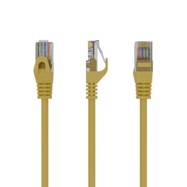 Gembird U/UTP Cat.6 Καλώδιο Δικτύου Ethernet 2m Κίτρινο (PP6U-2M/Y) (GEMPP6U-2M-Y)