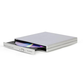 Gembird Εξωτερικός Οδηγός για Desktop / Laptop Γκρι (DVD-USB-02-SV) (GEMDVD-USB-02-SV)