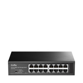 CUDY Switch GS1016E  16-Port Gigabit Light Managed